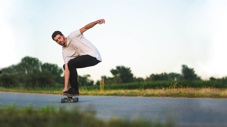 balancing skateboard