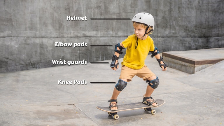skateboarding safety gears