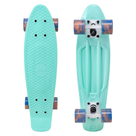 Cal 7 22 inches Complete Mini Cruiser Plastic Skateboard