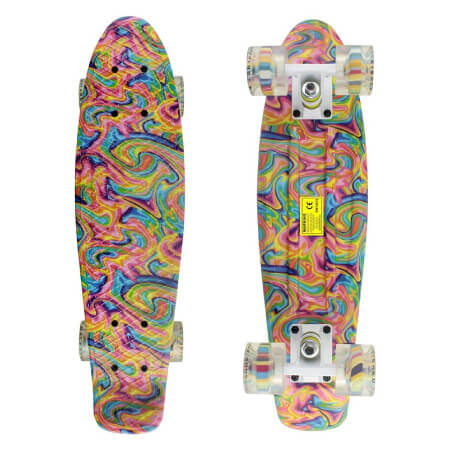 Skateboards Complete 22 Inch Mini Cruiser Retro Skateboard