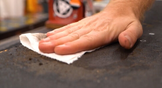 Wiping the Griptape